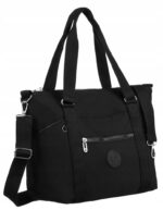 Große Damen Shopper Tasche aus Nylonstoff – Peterson