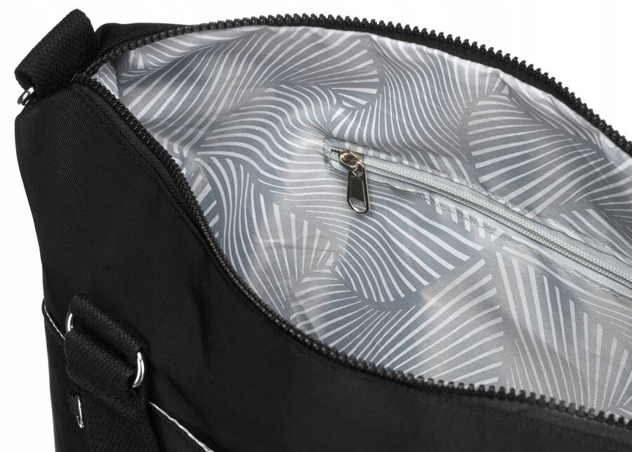 Große Damen Shopper Tasche aus Nylonstoff – Peterson – Bild 8