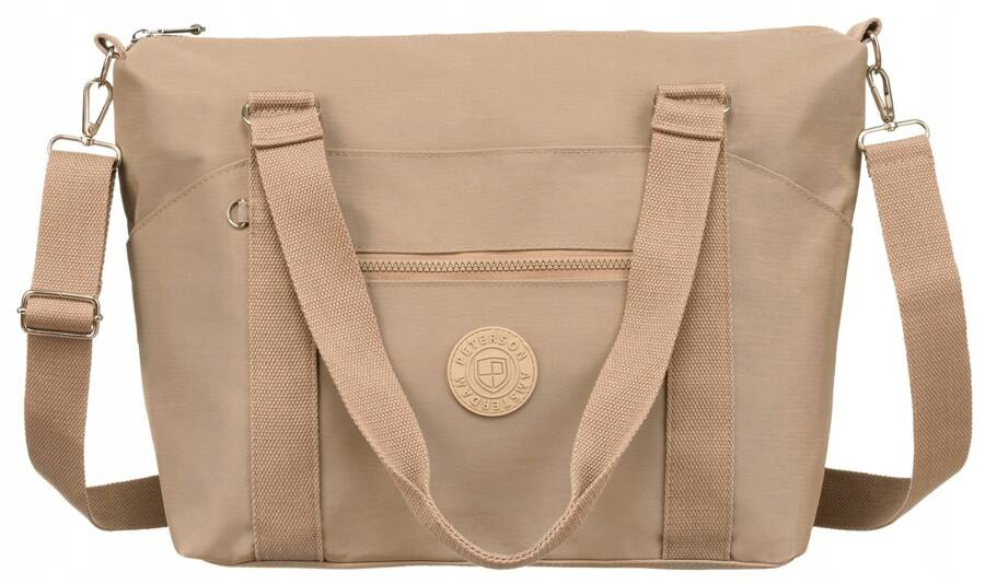 Großer Damen-Shopper aus Nylonstoff – Peterson – Bild 2
