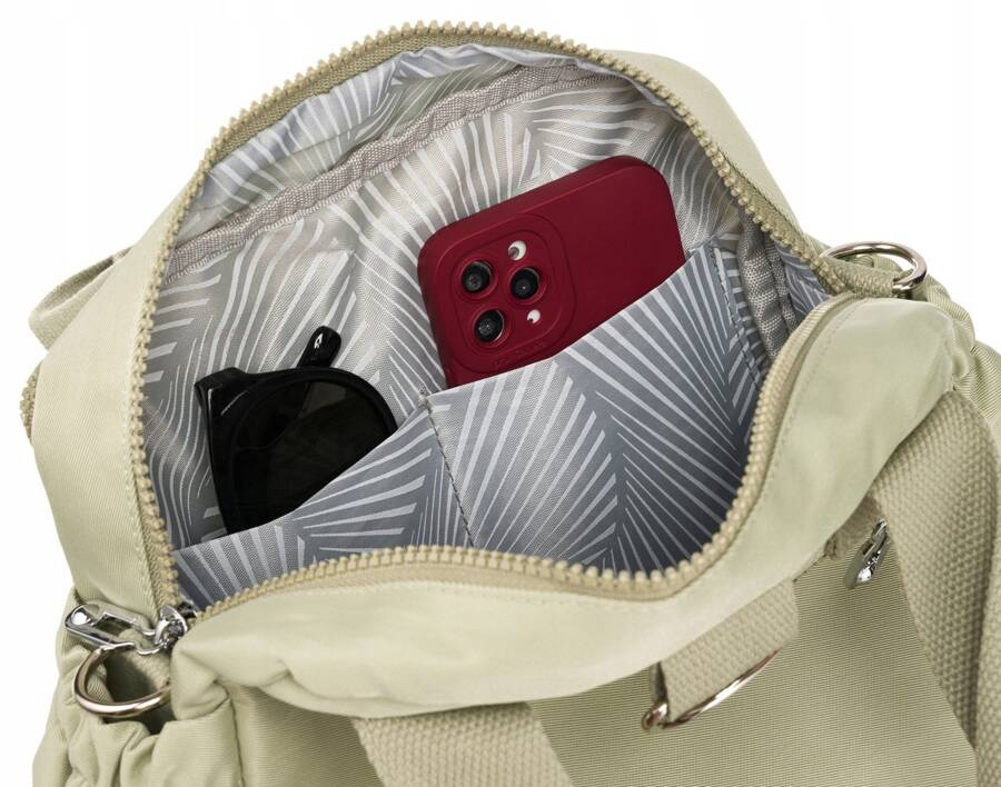 Praktischer Damen Rucksack-Shopper aus Nylon – Peterson – Bild 4