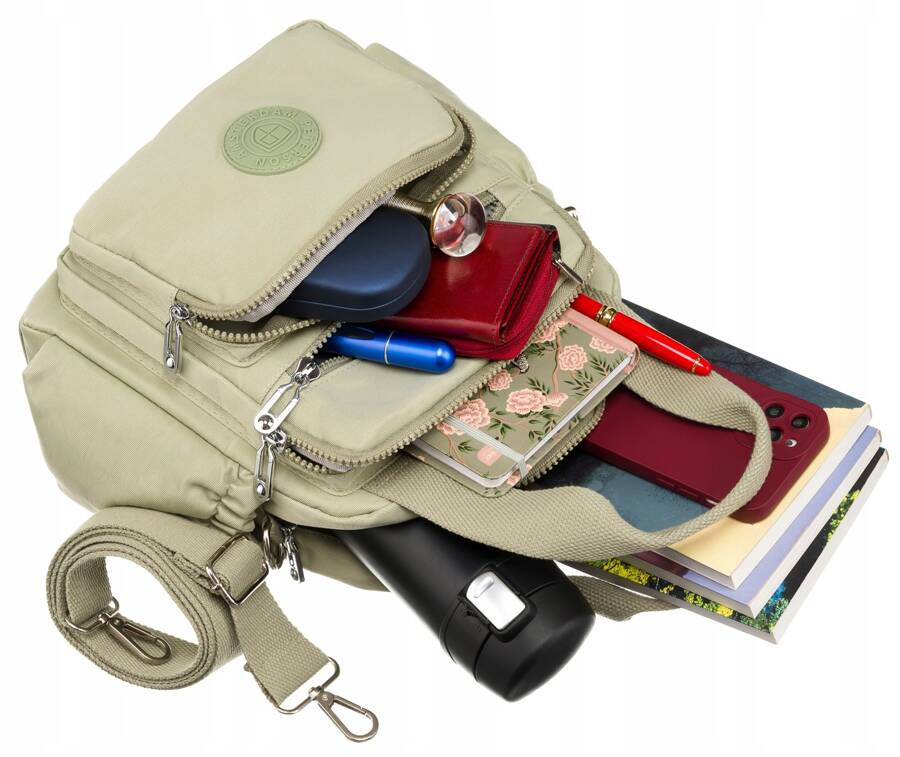 Praktischer Damen Rucksack-Shopper aus Nylon – Peterson – Bild 7