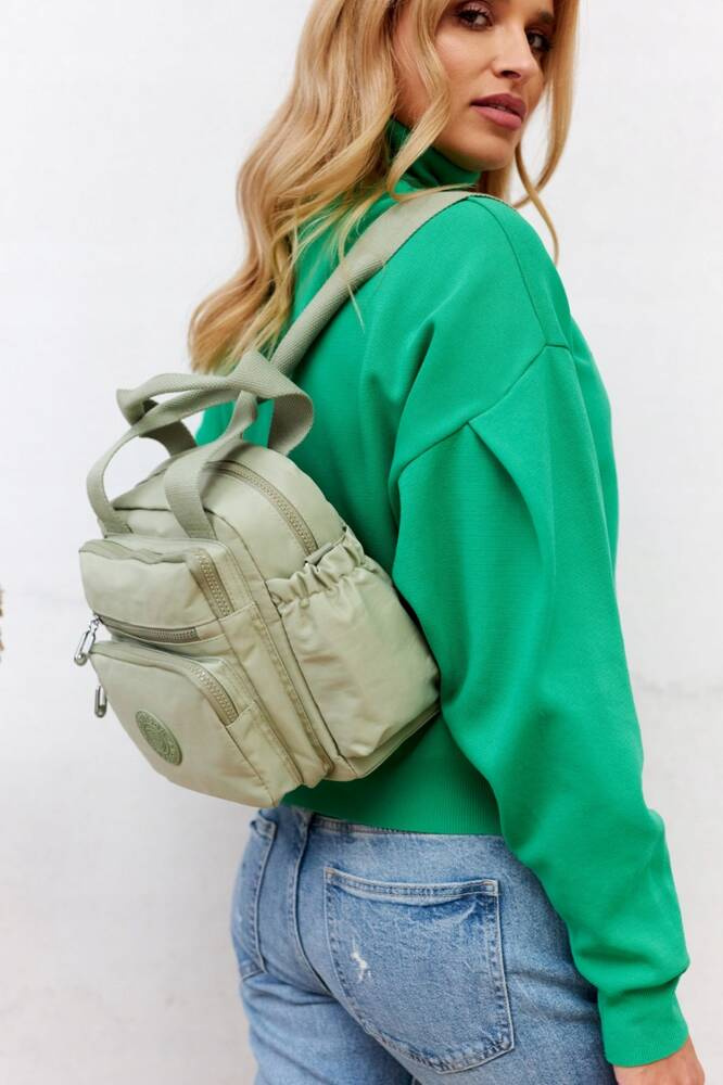 Praktischer Damen Rucksack-Shopper aus Nylon – Peterson – Bild 8