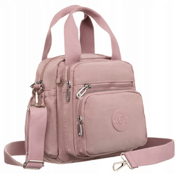 Praktischer Damen Rucksack-Shopper aus Nylon – Peterson