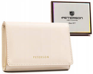 Damen Geldbörse aus Öko-Leder mit Druckknopf und Reißverschluss – Peterson – Bild 11