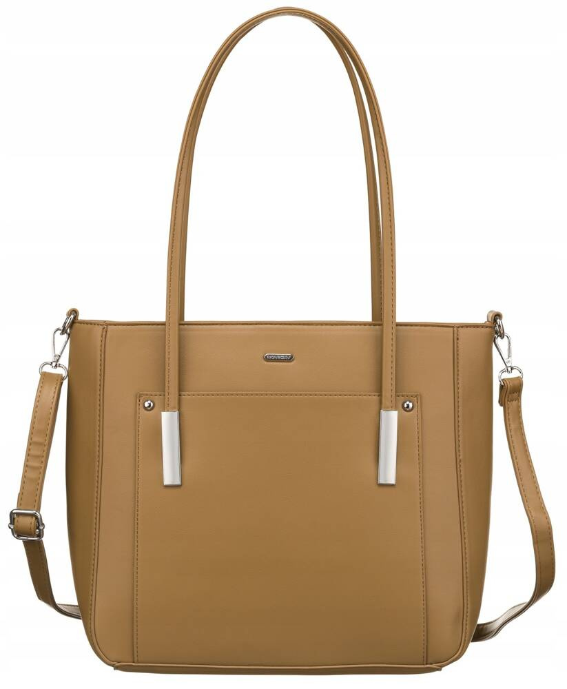 Klassischer Damen Shopper aus Öko-Leder – Rovicky – Bild 2