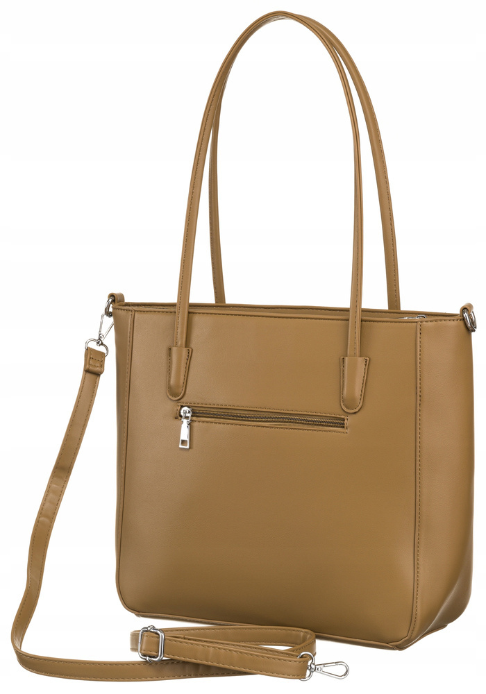 Klassischer Damen Shopper aus Öko-Leder – Rovicky – Bild 3