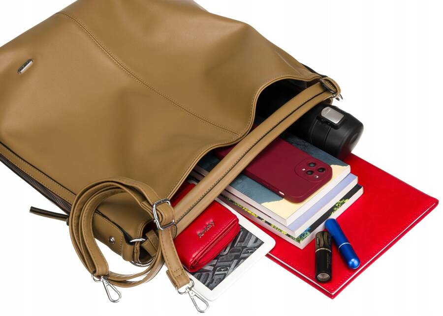 Klassischer Damen Shopper aus Öko-Leder – Rovicky – Bild 8