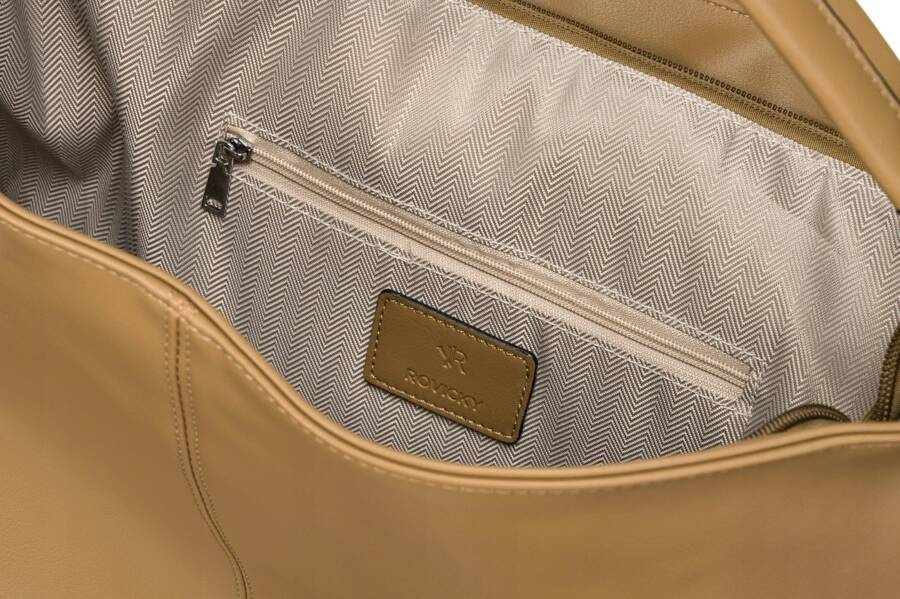 Klassischer Damen Shopper aus Öko-Leder – Rovicky – Bild 6