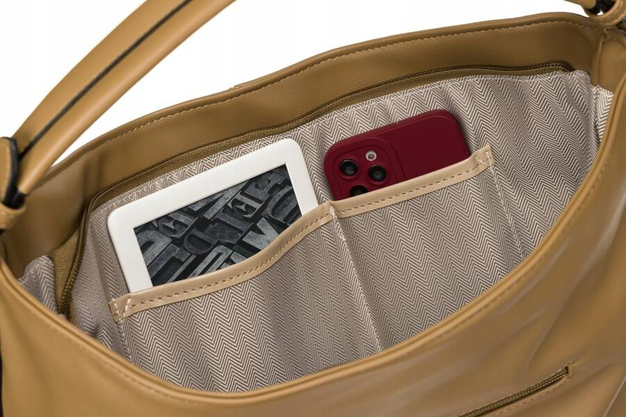 Klassischer Damen Shopper aus Öko-Leder – Rovicky – Bild 7