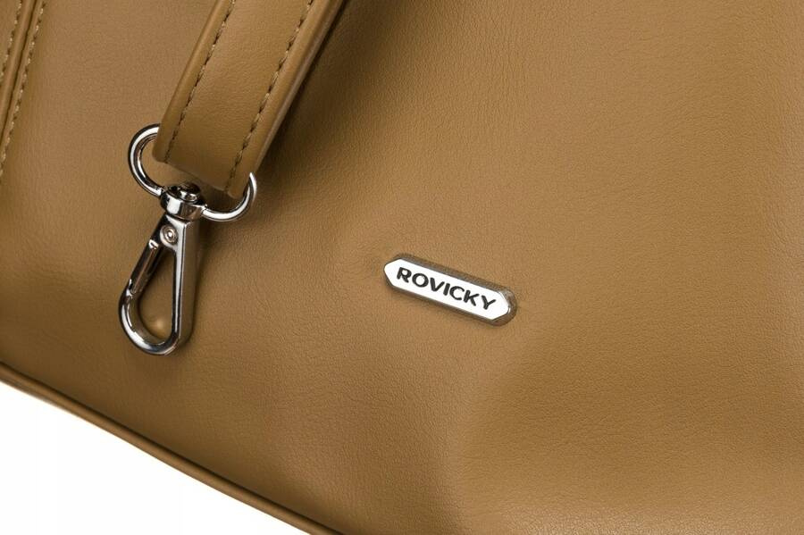 Klassischer Damen Shopper aus Öko-Leder – Rovicky – Bild 4