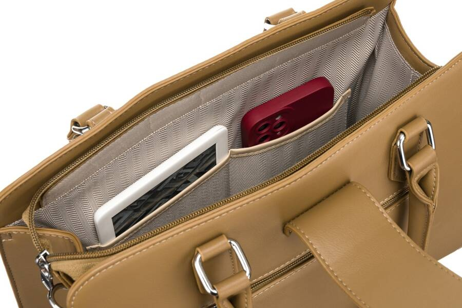 Eleganter Damen Shopper aus Öko-Leder – Rovicky – Bild 5