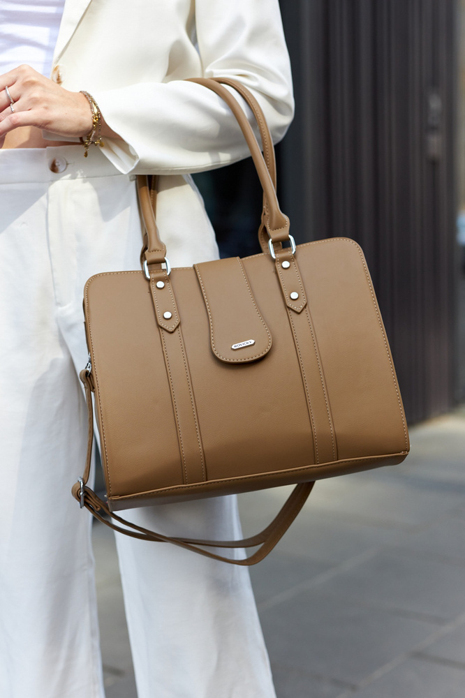 Eleganter Damen Shopper aus Öko-Leder – Rovicky – Bild 9