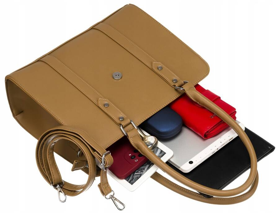 Eleganter Damen Shopper aus Öko-Leder – Rovicky – Bild 7