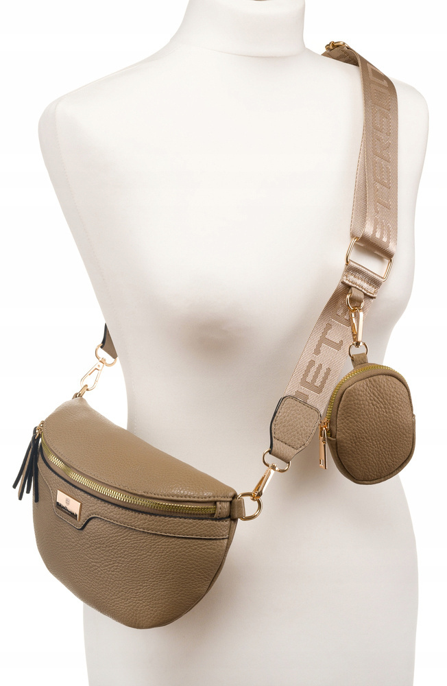 Geräumige Damen Gürteltasche mit breitem Gurt und zusätzlicher Geldbörse – Peterson – Bild 4