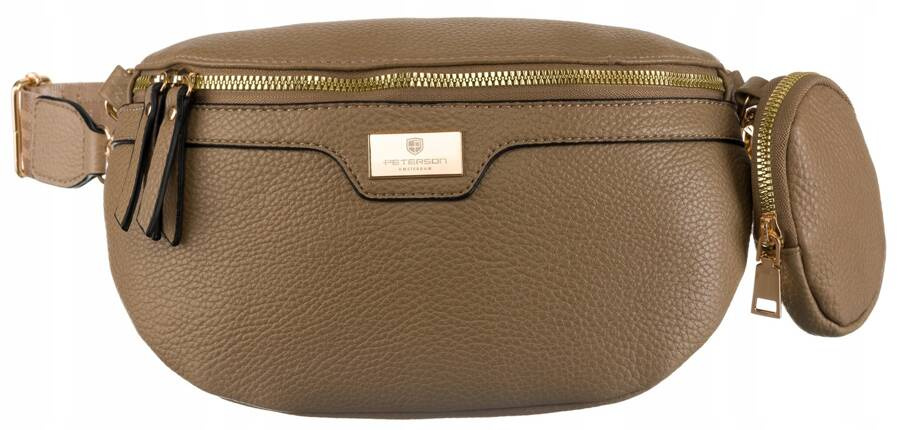 Geräumige Damen Gürteltasche mit breitem Gurt und zusätzlicher Geldbörse – Peterson – Bild 2