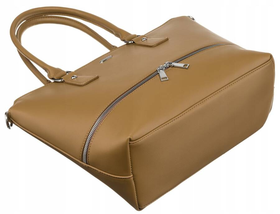 Stilvolle Damen Shopper aus Öko-Leder mit abnehmbarem Riemen – Rovicky – Bild 8