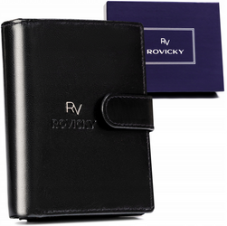 Herren Geldbörse aus Leder mit RFID-Schutz – Rovicky