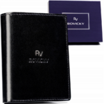 Herren Geldbörse aus Leder mit RFID-Schutz – Rovicky