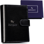 Herren Geldbörse aus Leder mit RFID-Schutz – Rovicky