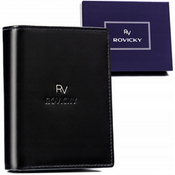Herren Geldbörse mit RFID-Schutz aus echtem Leder – Rovicky