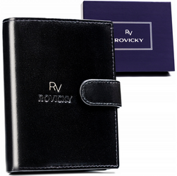 Herren Geldbörse mit RFID-Schutz aus echtem Leder – Rovicky