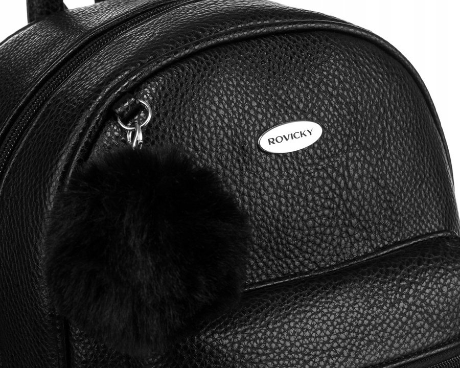 Kleiner Damen Rucksack aus Öko-Leder – Rovicky – Bild 6