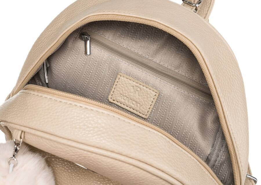 Kleiner Damen Rucksack aus Öko-Leder – Rovicky – Bild 8