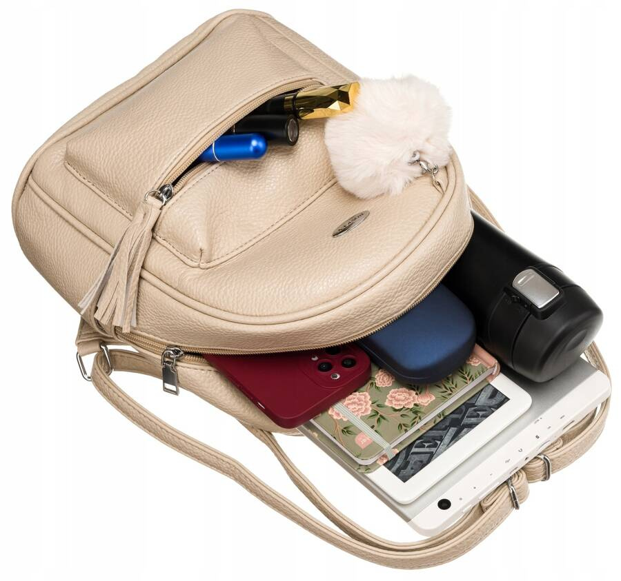 Kleiner Damen Rucksack aus Öko-Leder – Rovicky – Bild 13