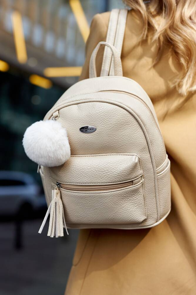 Kleiner Damen Rucksack aus Öko-Leder – Rovicky – Bild 4