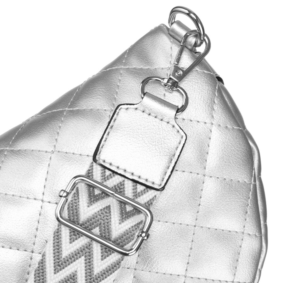 Städtische, gesteppte Damen Gürteltasche aus Öko-Leder – Rovicky – Bild 5