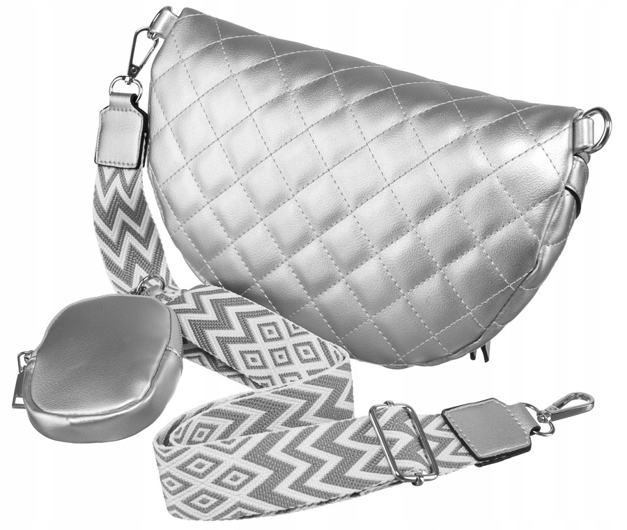 Städtische, gesteppte Damen Gürteltasche aus Öko-Leder – Rovicky – Bild 3