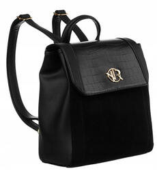 Klassischer Damen Rucksack aus Öko-Leder – Rovicky