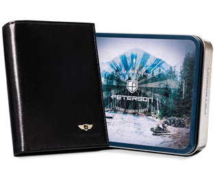 Kompakte Herren Geldbörse für Karten mit RFID Protect – Peterson – Bild 13