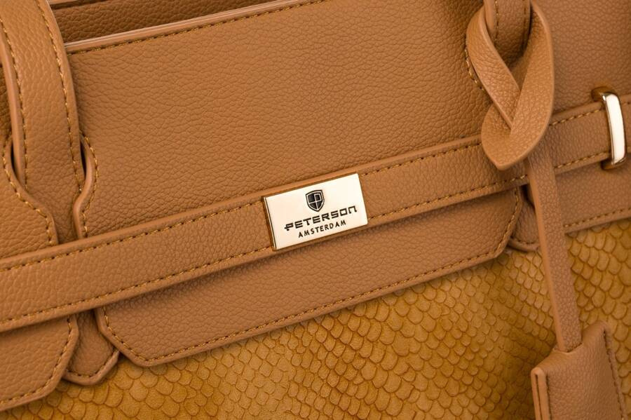 Stilvolle Damen Handtasche mit abnehmbarem Riemen – Peterson – Bild 4