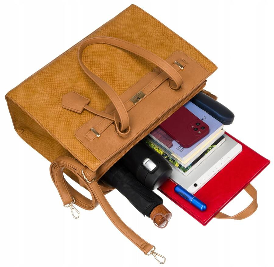 Stilvolle Damen Handtasche mit abnehmbarem Riemen – Peterson – Bild 7