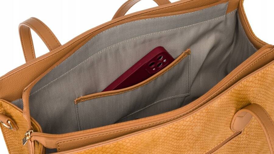 Stilvolle Damen Handtasche mit abnehmbarem Riemen – Peterson – Bild 6