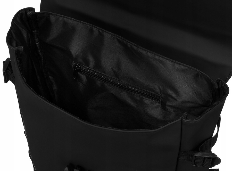 Robuster City Rucksack aus Synthetikmaterial mit Etui im Set – Peterson – Bild 5