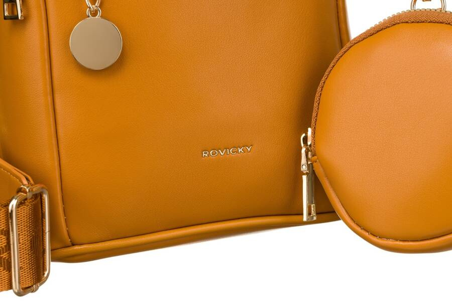 Damen Schultertasche aus Öko-Leder – Rovicky – Bild 4
