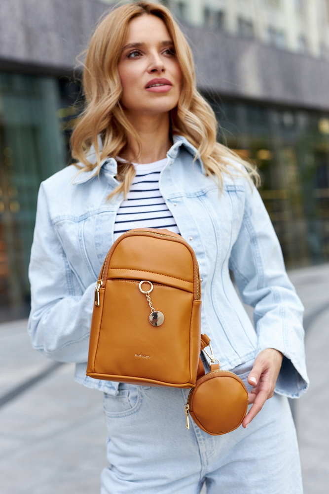 Damen Schultertasche aus Öko-Leder – Rovicky – Bild 10