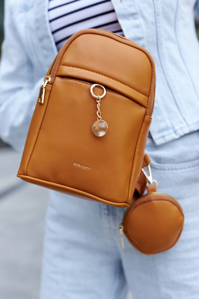 Damen Schultertasche aus Öko-Leder – Rovicky – Bild 9