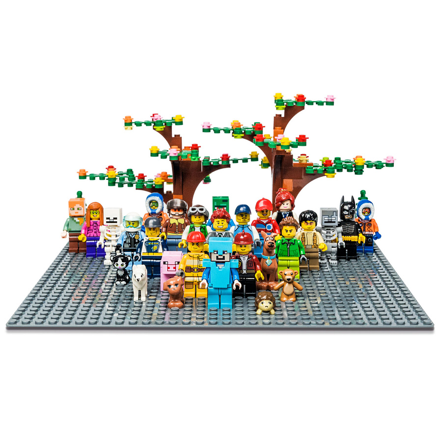 Konstruktionsplatte für Bausteine – Cedar4Kids – Bild 2