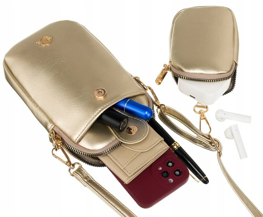 Mini Damen Tasche mit zusätzlicher Geldbörse aus Öko-Leder – Rovicky – Bild 7