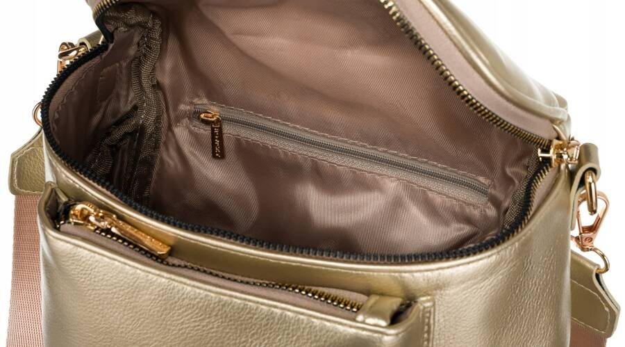 Elegante Damen Gürteltasche mit Schulterriemen aus Öko-Leder – Rovicky – Bild 5