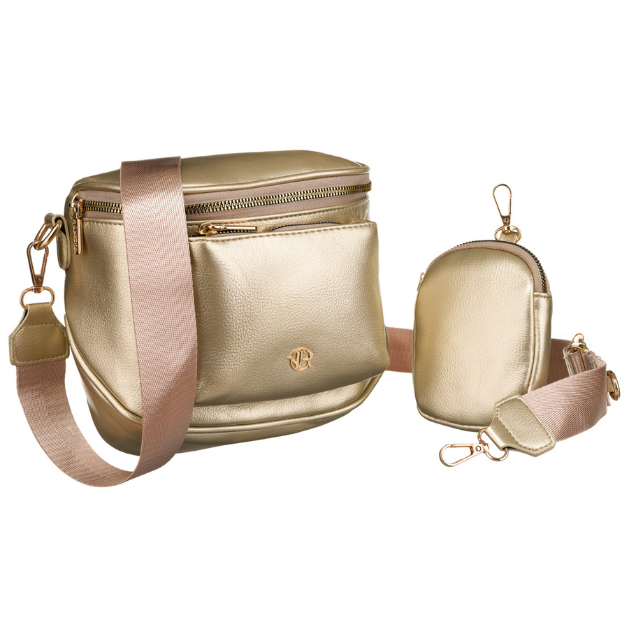 Elegante Damen Gürteltasche mit Schulterriemen aus Öko-Leder – Rovicky