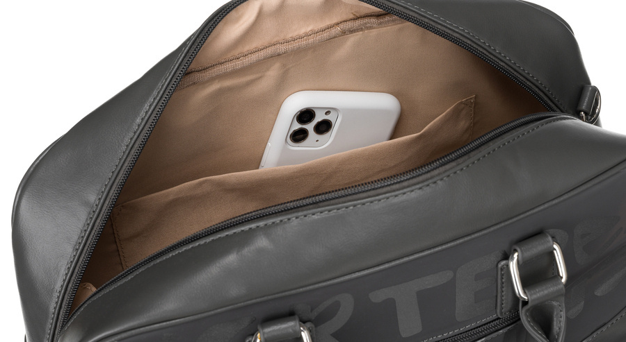 Klassische Handtasche mit Aufschrift – Peterson – Bild 9