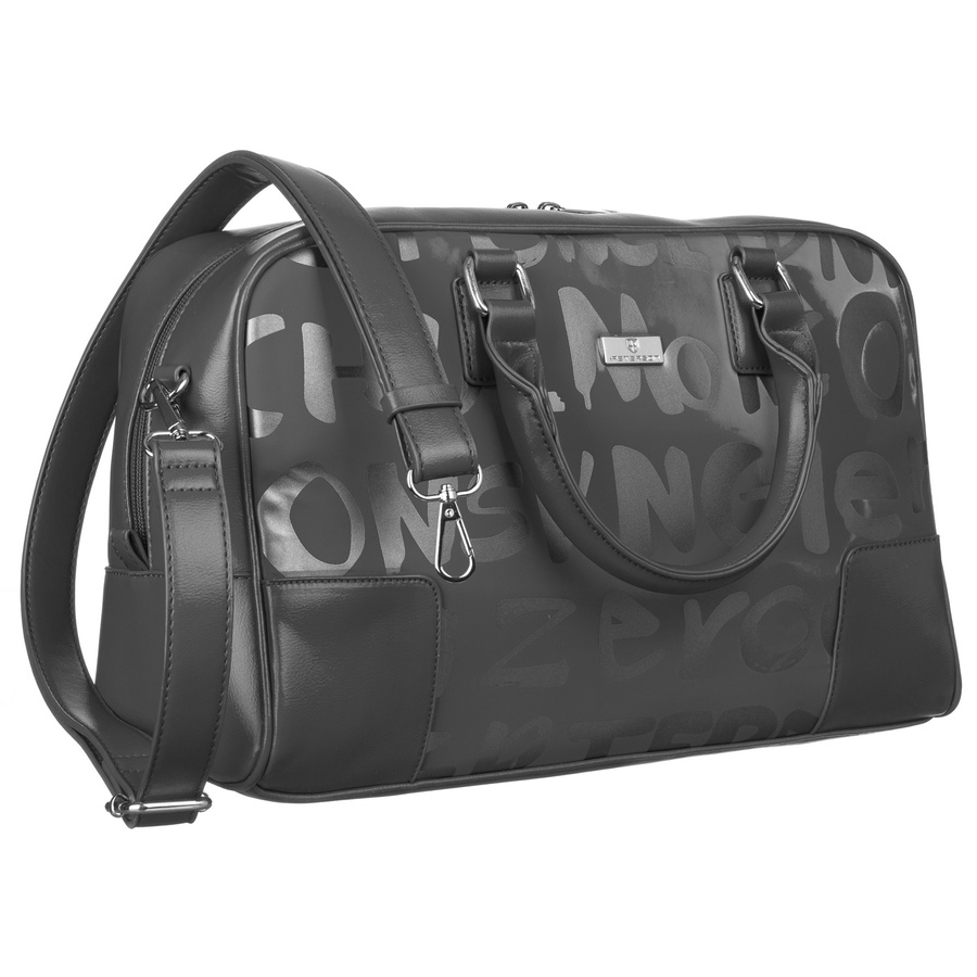 Klassische Handtasche mit Aufschrift – Peterson