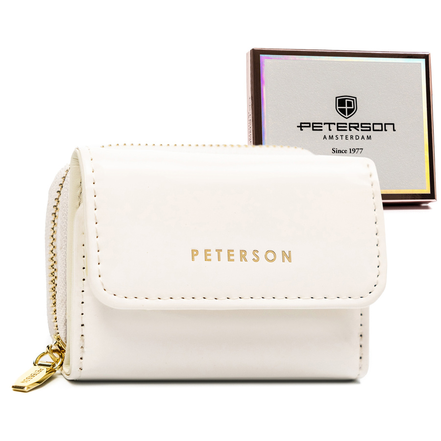 Elegante Damen Geldbörse aus lackiertem Öko-Leder – Peterson