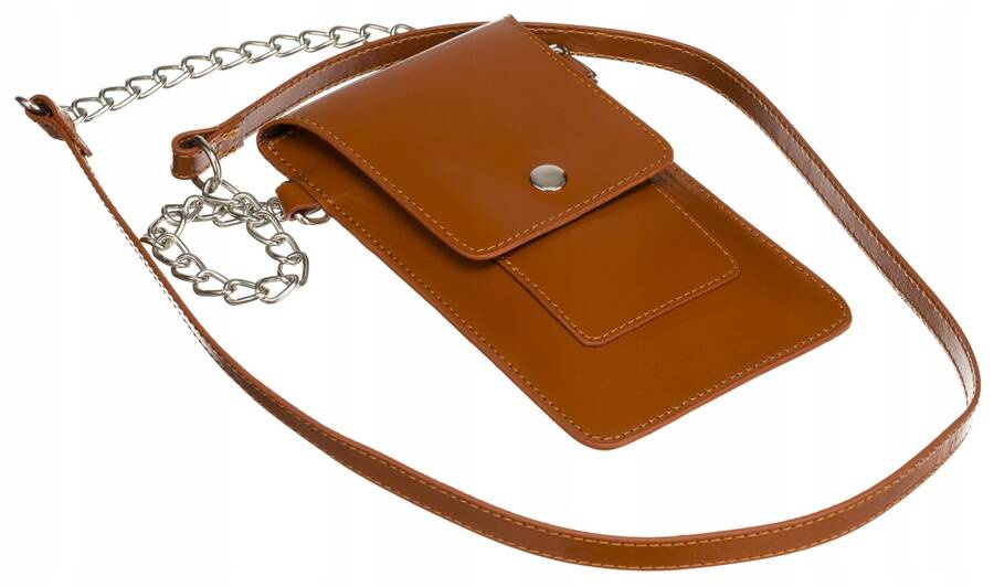 Mini Damen Umhängetasche-Geldbörse aus echtem Leder – 4U Cavaldi – Bild 6