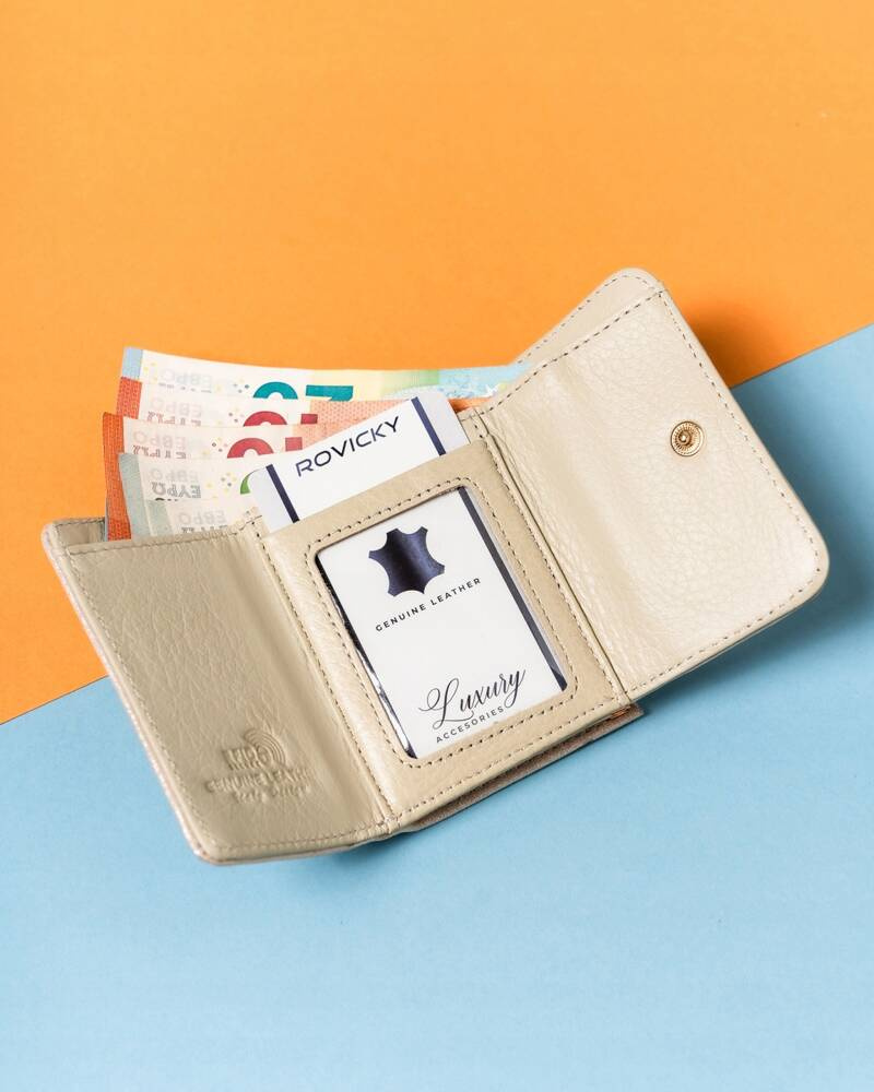 Kleine Damen Portemonnaie mit Druckknopf und Bügelverschluss – Lorenti – Bild 6
