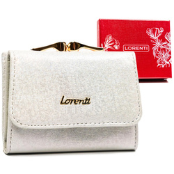 Kleine Damen Portemonnaie mit Druckknopf und Bügelverschluss – Lorenti